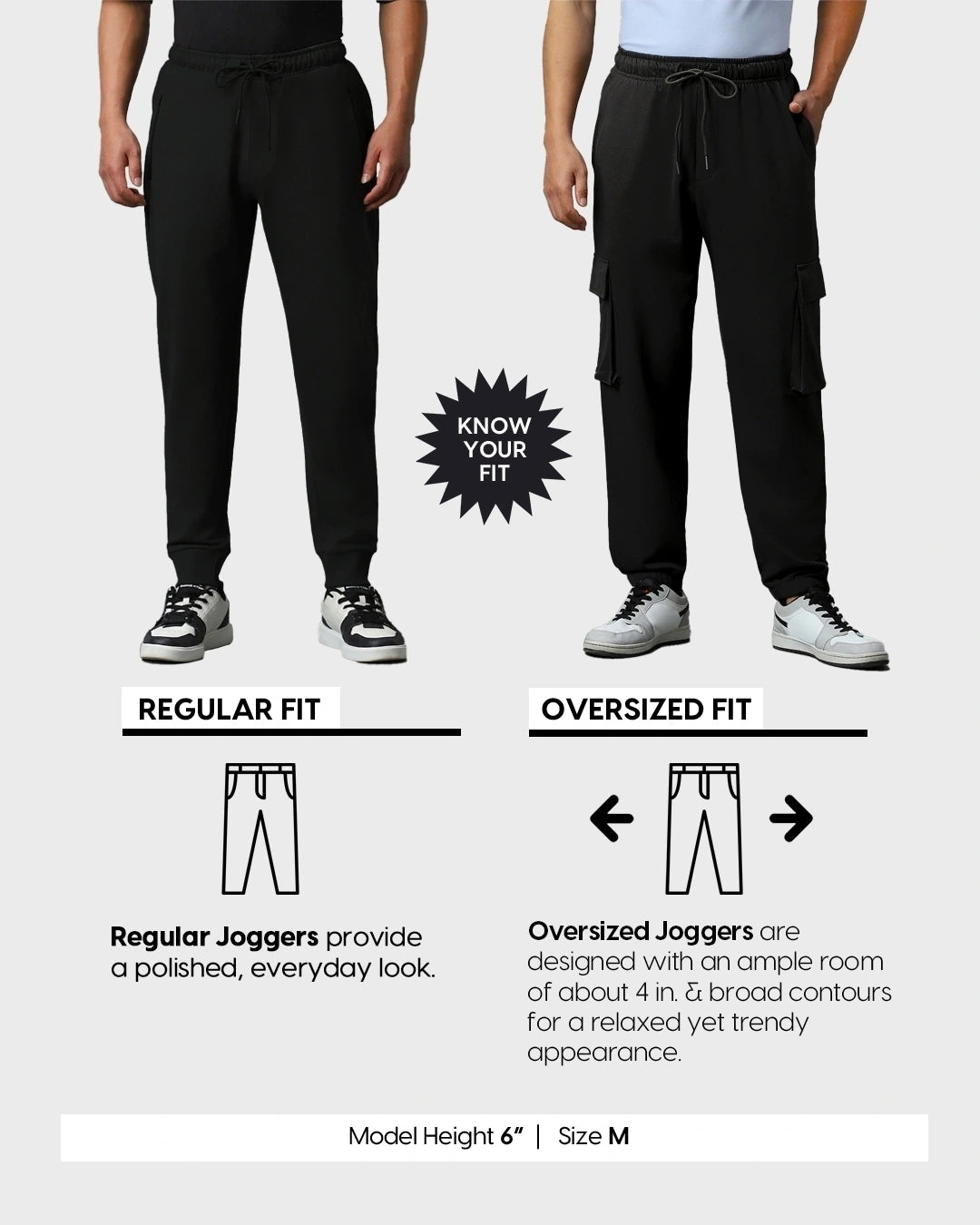 Men's Brown Oversized Cargo Joggers