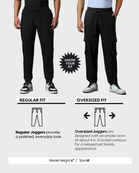 Men's Brown Oversized Cargo Joggers (Copy)